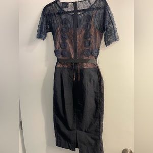 Byron Lars carrisma dress size 6 blue - excellent condition